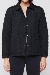 Rae Long Sleeve Snap Button Down Quilted Jacket | Forever 21 Women