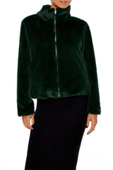 Faux Fur Zip-Up Coat | Forever 21 Women