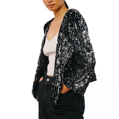 Umera Velvet Sequin Jacket | Forever 21 Women
