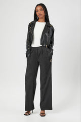 Cropped Faux Leather Moto Jacket | Forever 21 Women