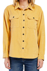 Carmele Long Sleeve Button Down Corduroy Jacket | Forever 21 Women