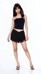 Tiered Fringe Shorts | Forever 21 Women