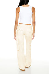 Low-Rise Straight-Leg Cargo Pants | Forever 21 Women