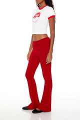 Foldover Sweater-Knit Pants | Forever 21 Women