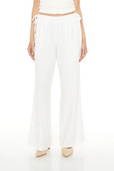 Shirred Tie-Waist Wide-Leg Pants | Forever 21 Women