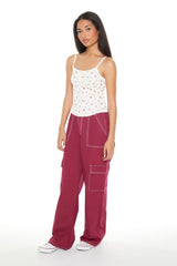 Twill Straight Cargo Pants | Forever 21 Women