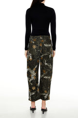 Leaf Camo Print Twill Pants | Forever 21 Women