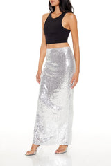 Metallic Sequin Maxi Skirt | Forever 21 Women