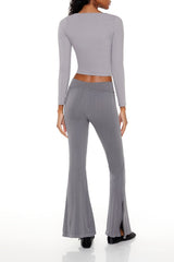 Seamless High-Rise Flare Pants | Forever 21 Women