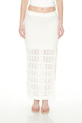 Pointelle Sweater-Knit Maxi Skirt | Forever 21 Women