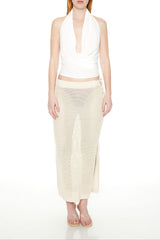 Crochet Lace-Up Maxi Skirt | Forever 21 Women