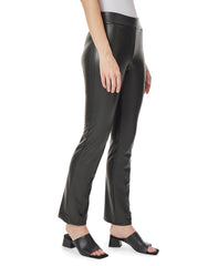 Vegan Leather Pull On Bootleg Pant | Forever 21 Women