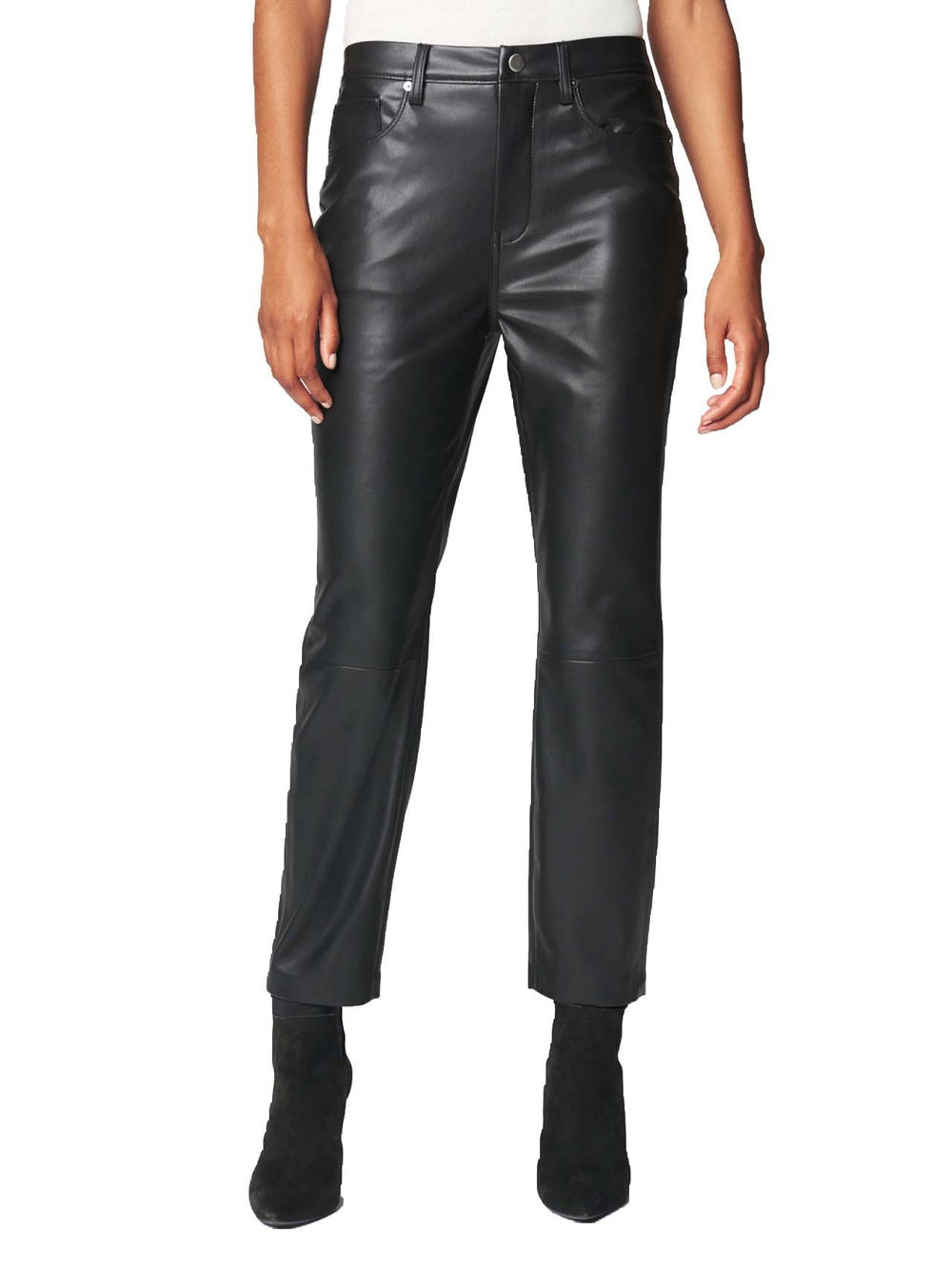 Vegan Leather High Rise Pants | Forever 21 Women