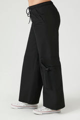 Twill High-Rise Utility Pants | Forever 21 Women