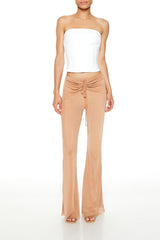 Ruched Drawstring Mesh Pants | Forever 21 Women