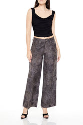 Rhinestone Mid-Rise Cargo Pants | Forever 21 Women