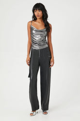 Faux Leather Cargo Ankle Pants | Forever 21 Women