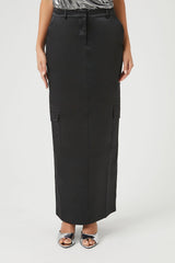 Satin Cargo Maxi Skirt | Forever 21 Women