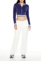 Twill Mid-Rise Pants | Forever 21 Women