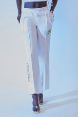 FUBU Embroidered Mesh Pants | Forever 21 Women
