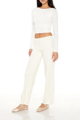 Sweater-Knit Straight-Leg Pants | Forever 21 Women