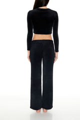Fuzzy Knit Flare Pants | Forever 21 Women