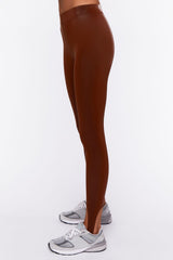 Faux Leather Stirrup Leggings | Forever 21 Women