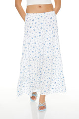 Tiered Floral Print Maxi Skirt | Forever 21 Women
