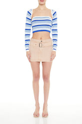Buckled Twill Mini Skirt | Forever 21 Women
