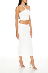Sweater-Knit Ribbed Midi Skirt | Forever 21 Women