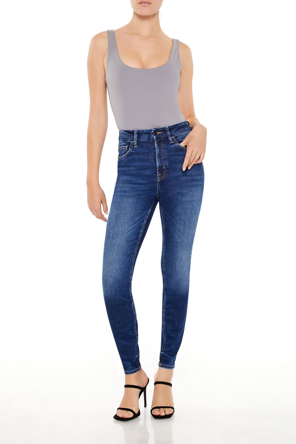 Curvy High-Rise Skinny Jeans | Forever 21 Women