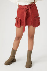 Twill Utility Cargo Mini Skirt | Forever 21 Women
