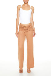 Ruched Drawstring Foldover Pants | Forever 21 Women