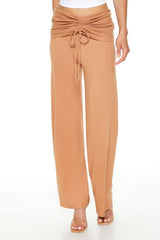 Ruched Drawstring Foldover Pants | Forever 21 Women