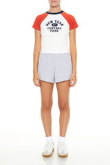 New York Cropped Raglan Tee | Forever 21 Women