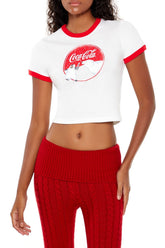 Coca-Cola Snow Ringer Baby Tee | Forever 21 Women