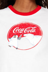 Coca-Cola Snow Ringer Baby Tee | Forever 21 Women