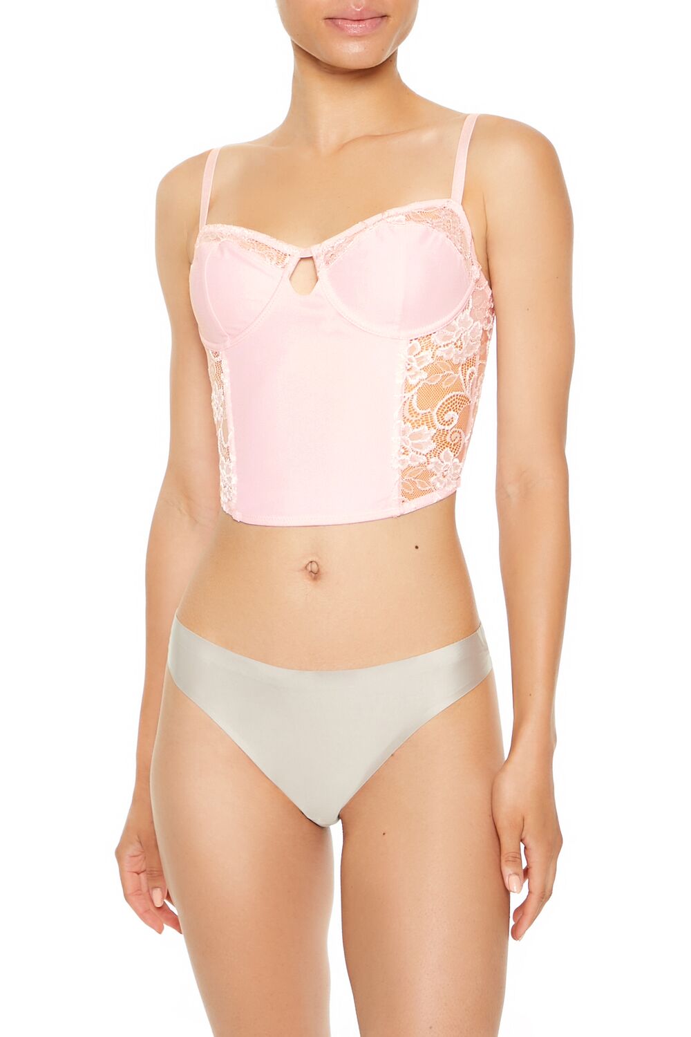 Sheer Lace Underwire Corset Bra | Forever 21 Women