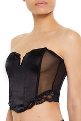 Lingerie Corset Tube Crop Top | Forever 21 Women