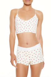 Seamless Heart Print Bralette | Forever 21 Women