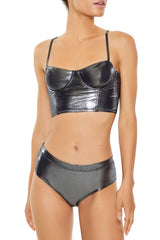 Metallic Lingerie Bustier | Forever 21 Women