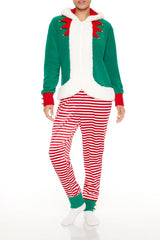 Hooded Elf Pajama Jumpsuit | Forever 21 Women