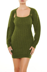 Cable Knit Sweater Dress & Shrug Set | Forever 21 Women