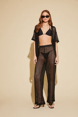 Sheer Crochet Shirt & Pants Set | Forever 21 Women