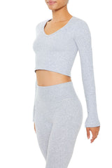 Active Seamless V-Neck Crop Top | Forever 21 Women