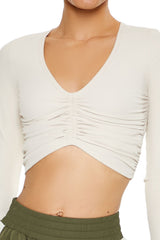 Active Ruched Crop Top | Forever 21 Women