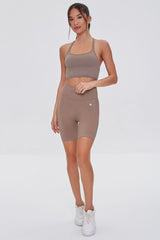 Seamless Caged-Back Sports Bra | Forever 21 Women