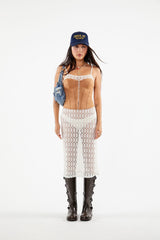 Floral Crochet Swim Cover-Up Midi Dress | Forever 21 Women