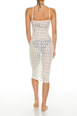 Floral Crochet Swim Cover-Up Midi Dress | Forever 21 Women