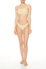 Jacquard Floral High-Leg Bikini Bottoms | Forever 21 Women